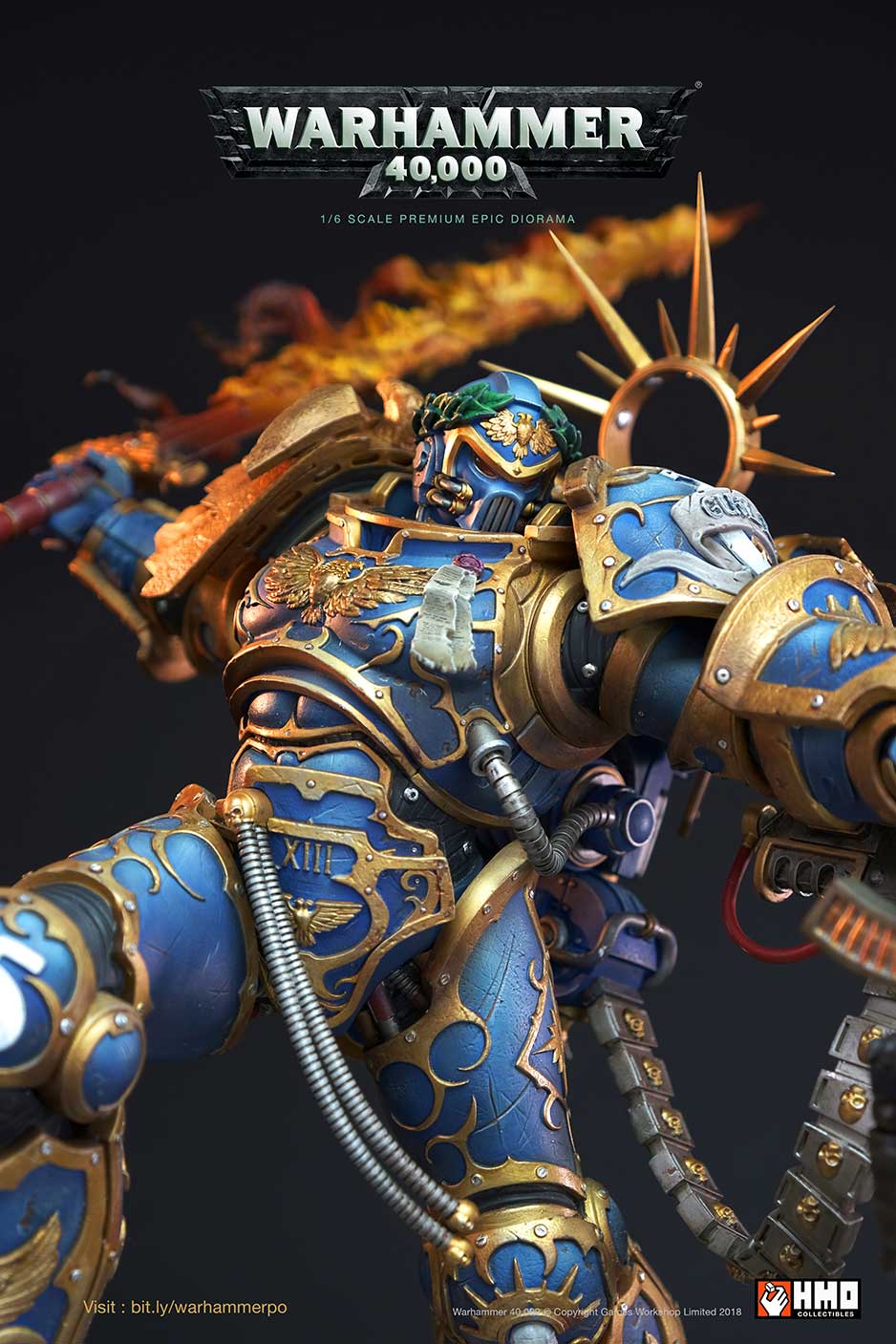 Guilliman vs Chaos Space Marine Diorama