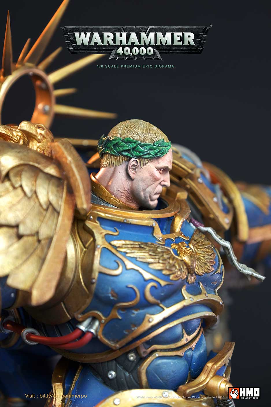 Guilliman vs Chaos Space Marine Diorama