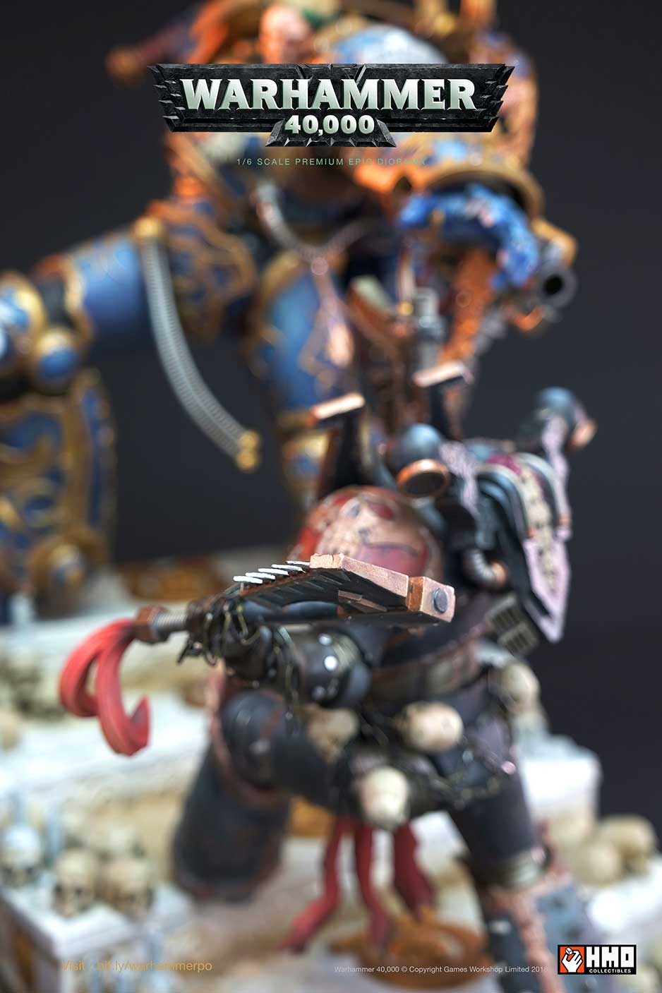 Guilliman vs Chaos Space Marine Diorama