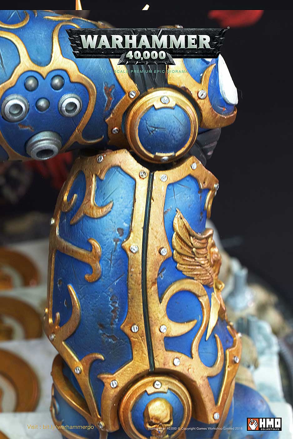 Guilliman vs Chaos Space Marine Diorama