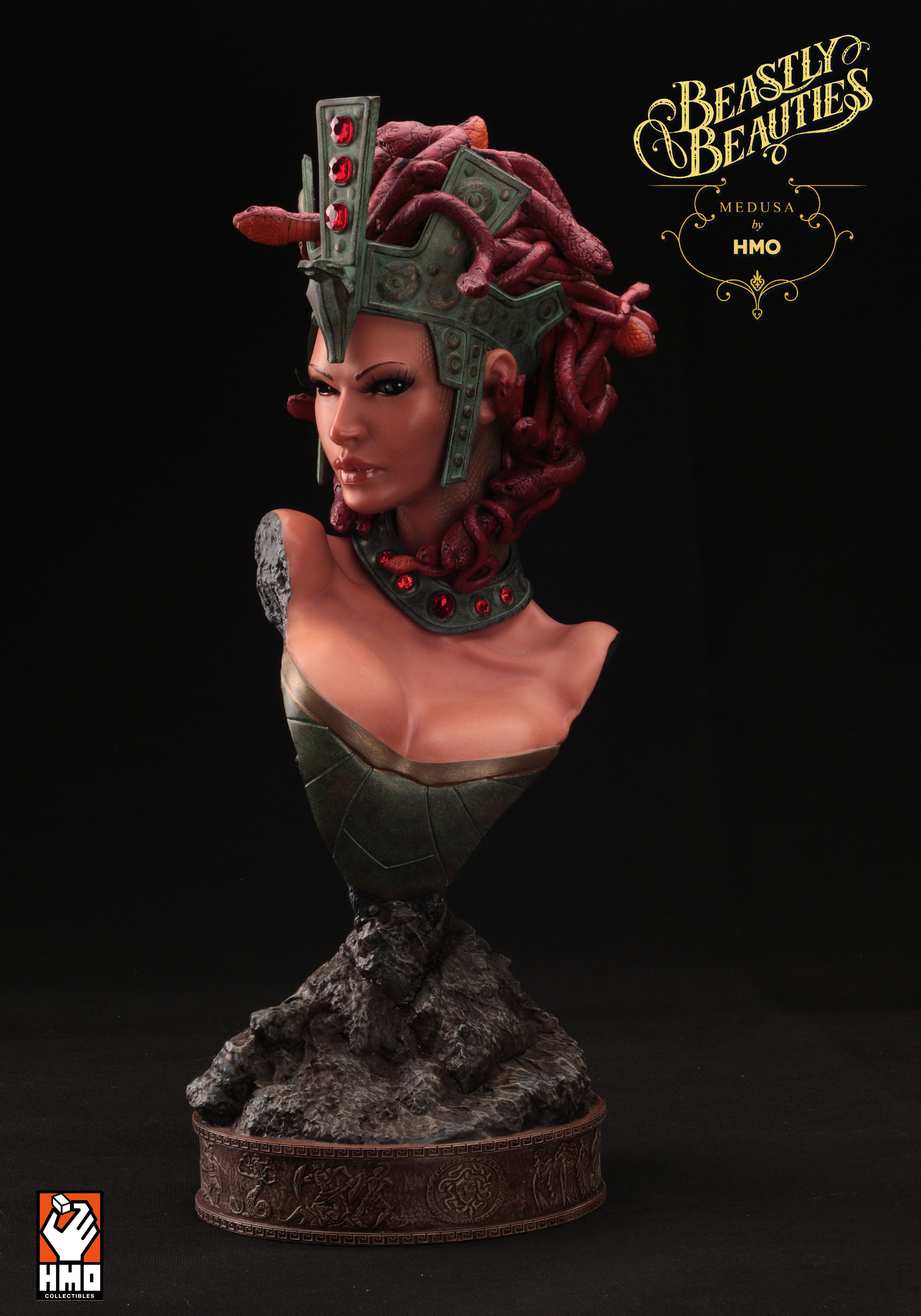 Medusa Statue Bust