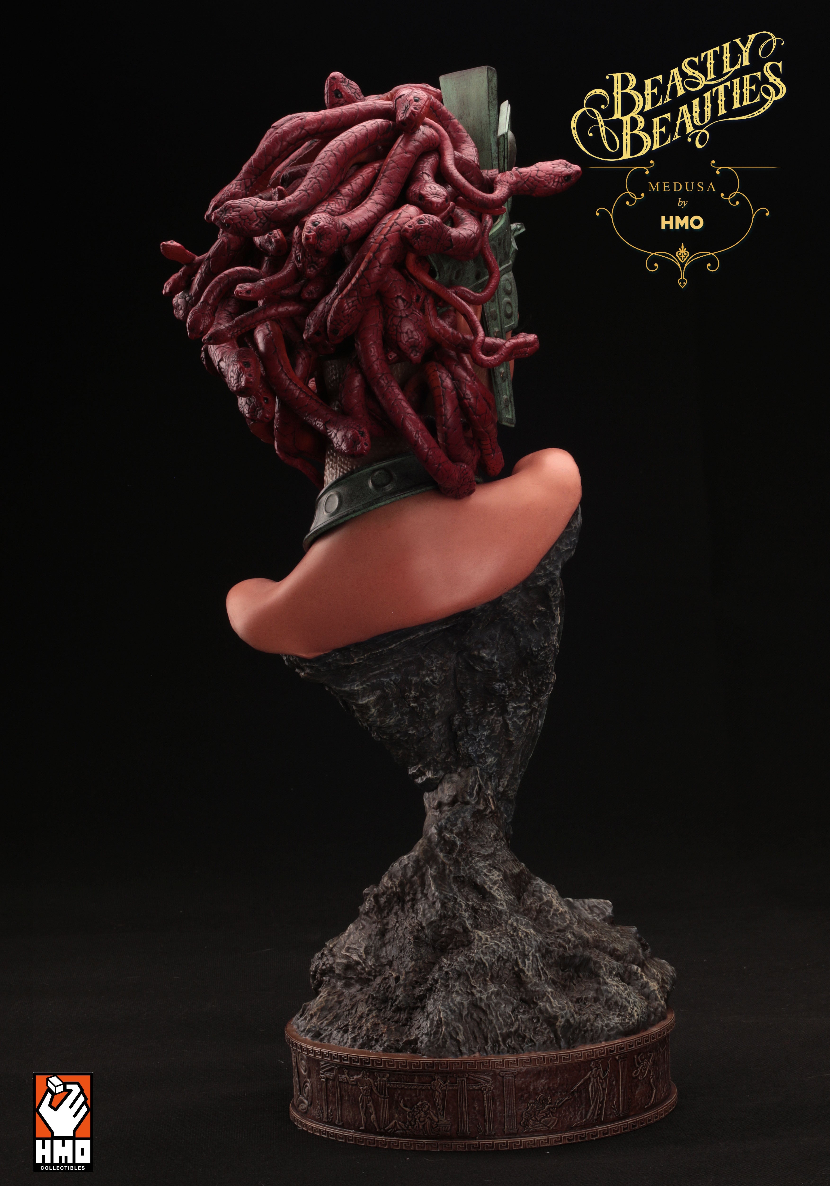 Medusa Statue Bust