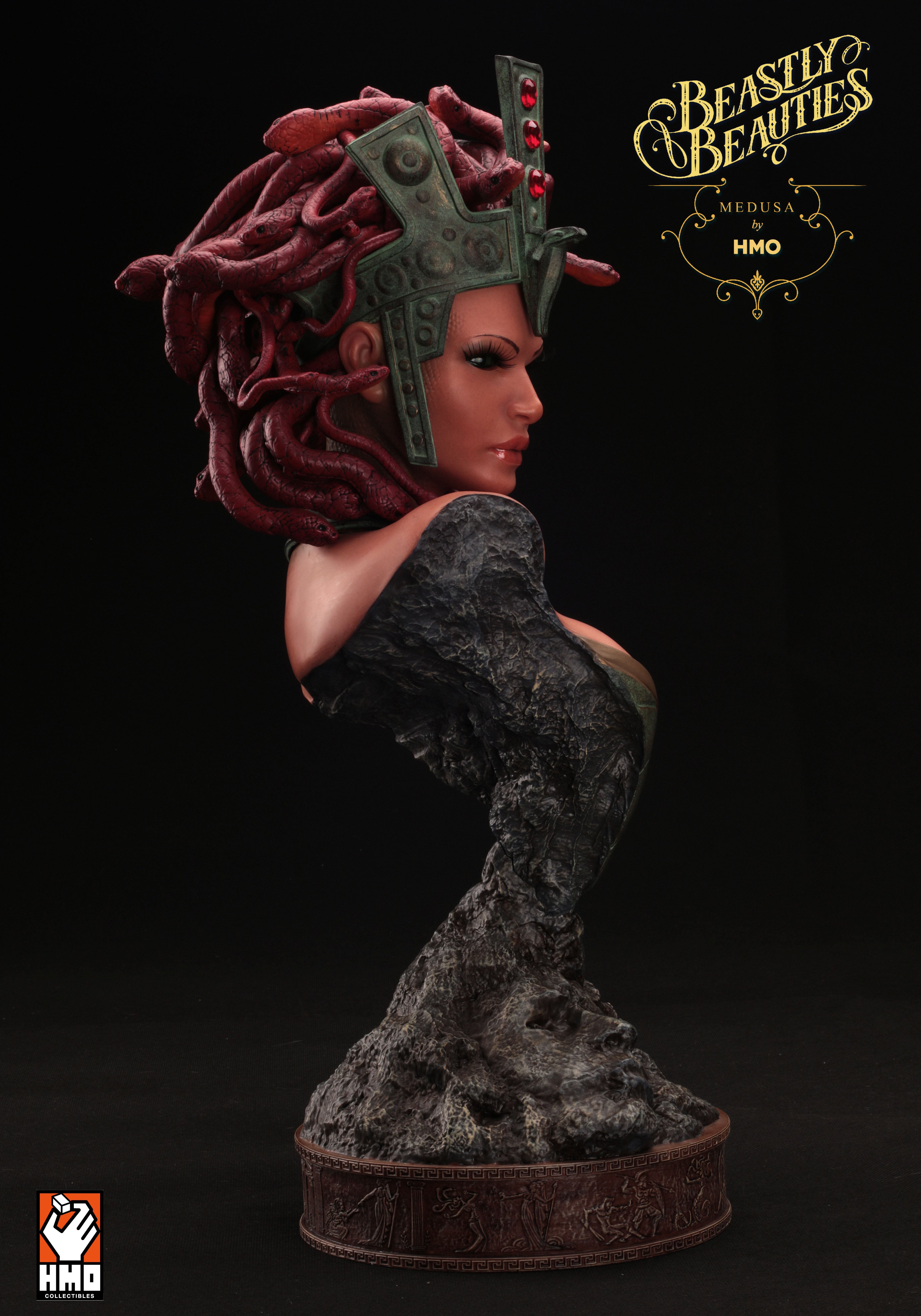Medusa Statue Bust