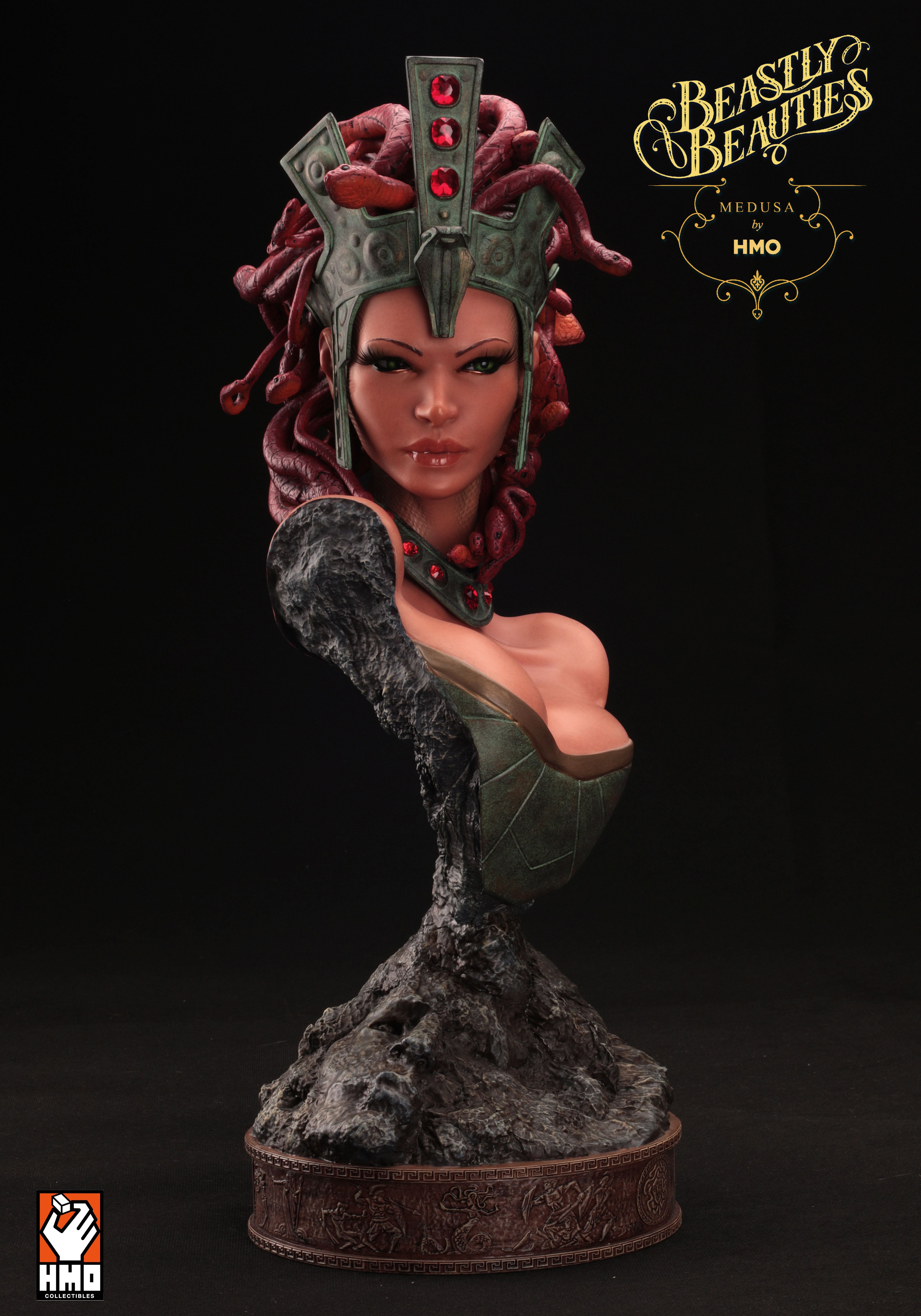 Medusa Statue Bust