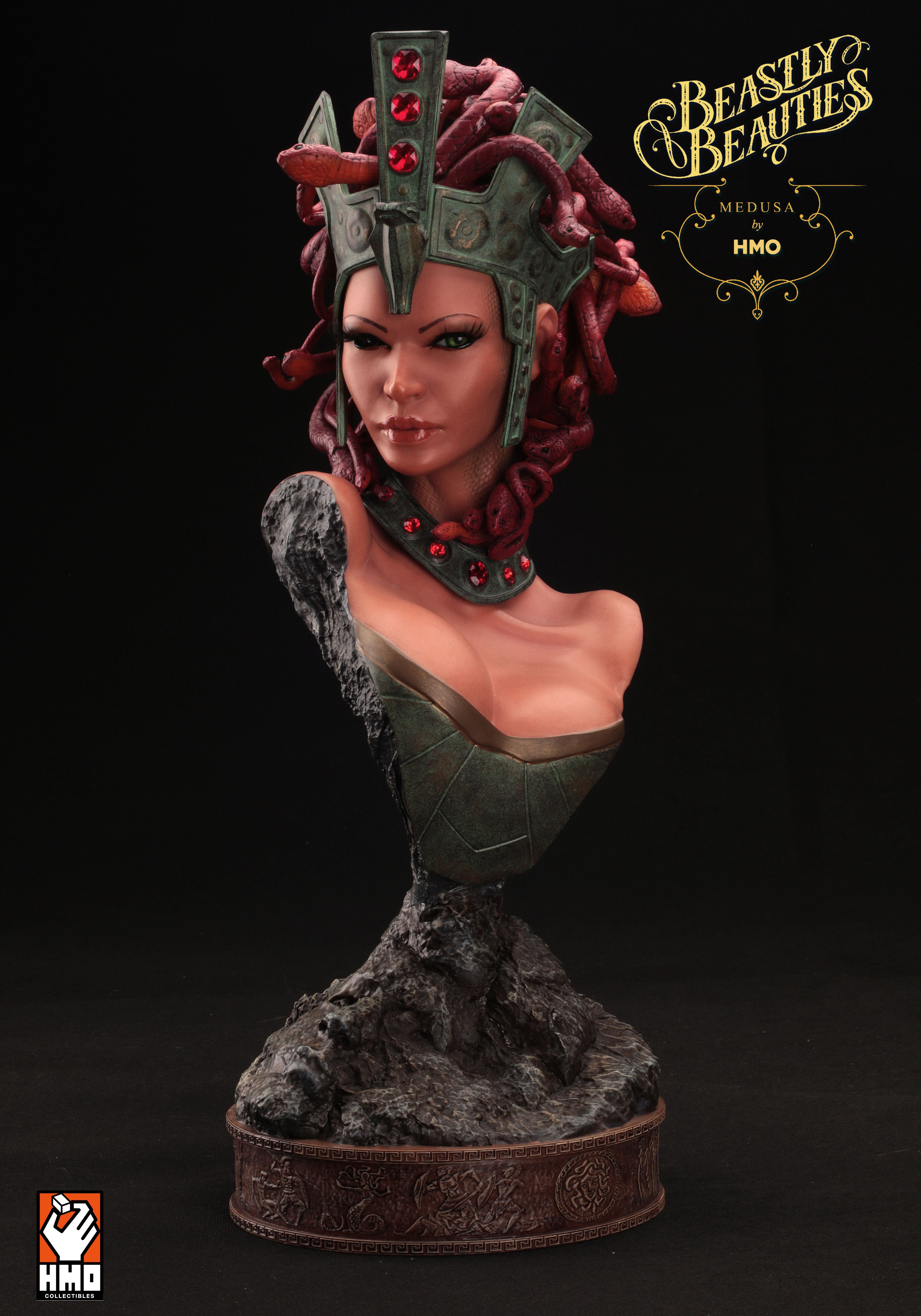 Medusa Statue Bust