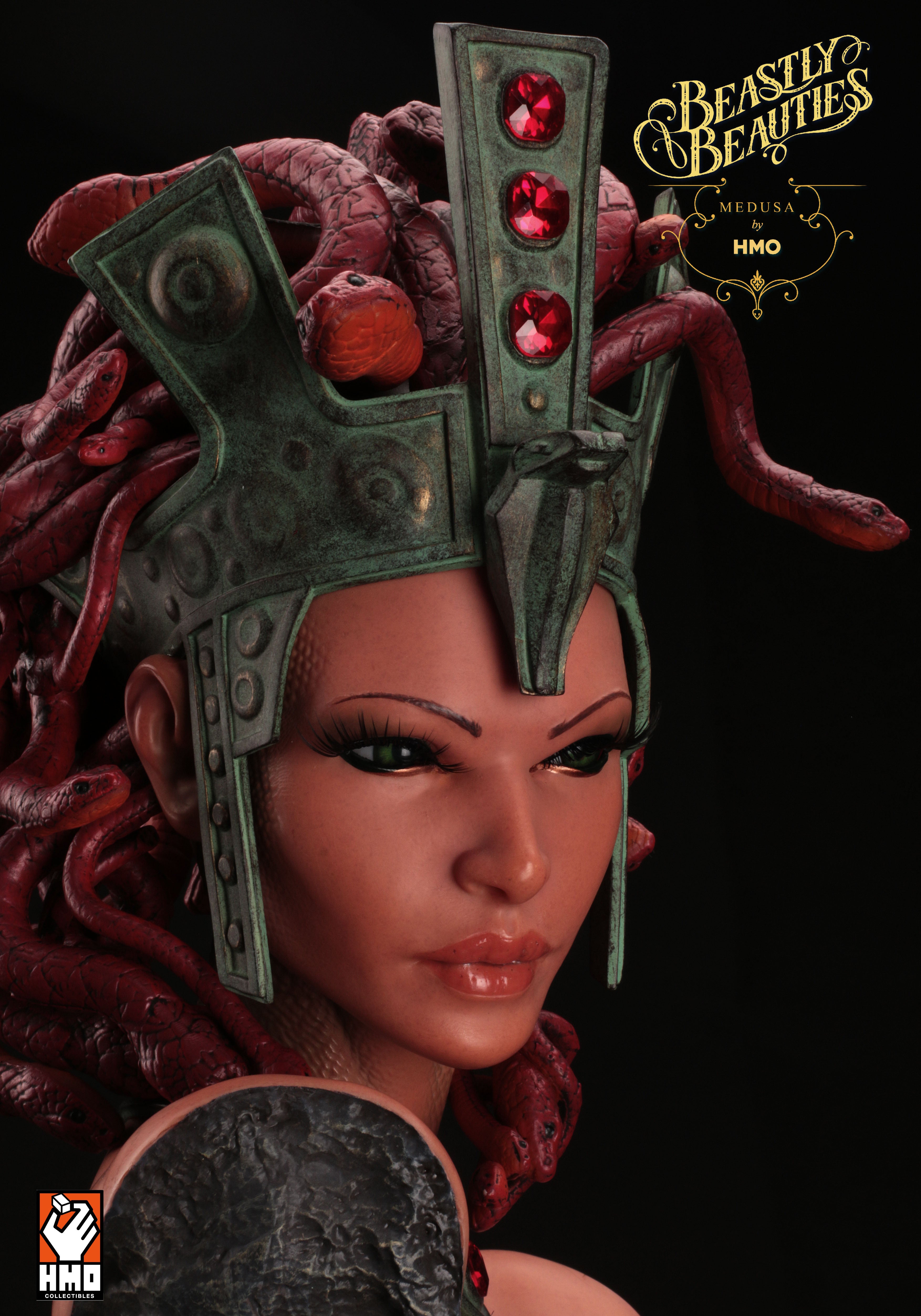 Medusa Statue Bust