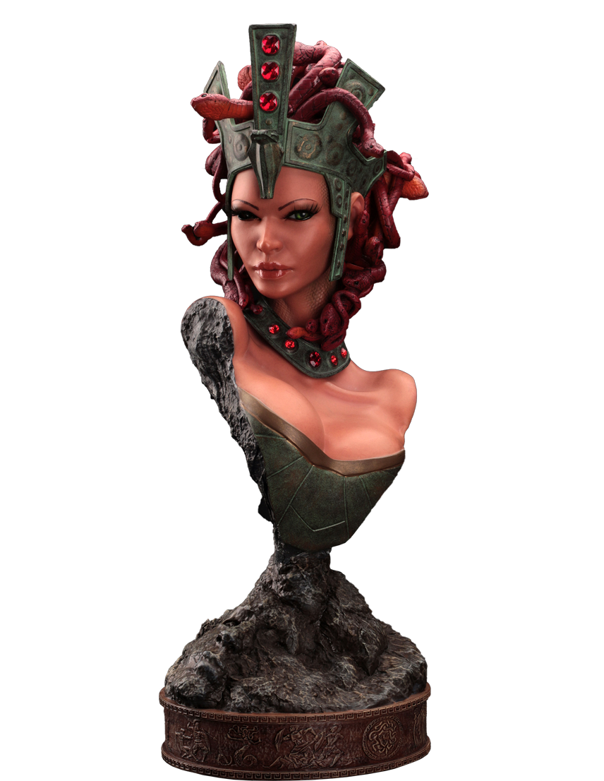 Medusa Statue Bust